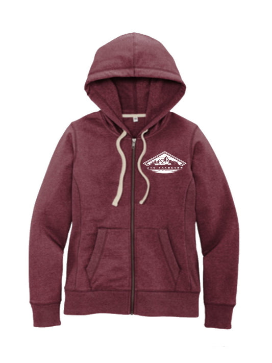 2022 UTV Takeover Diamond Women's Zip-Up Hoodie