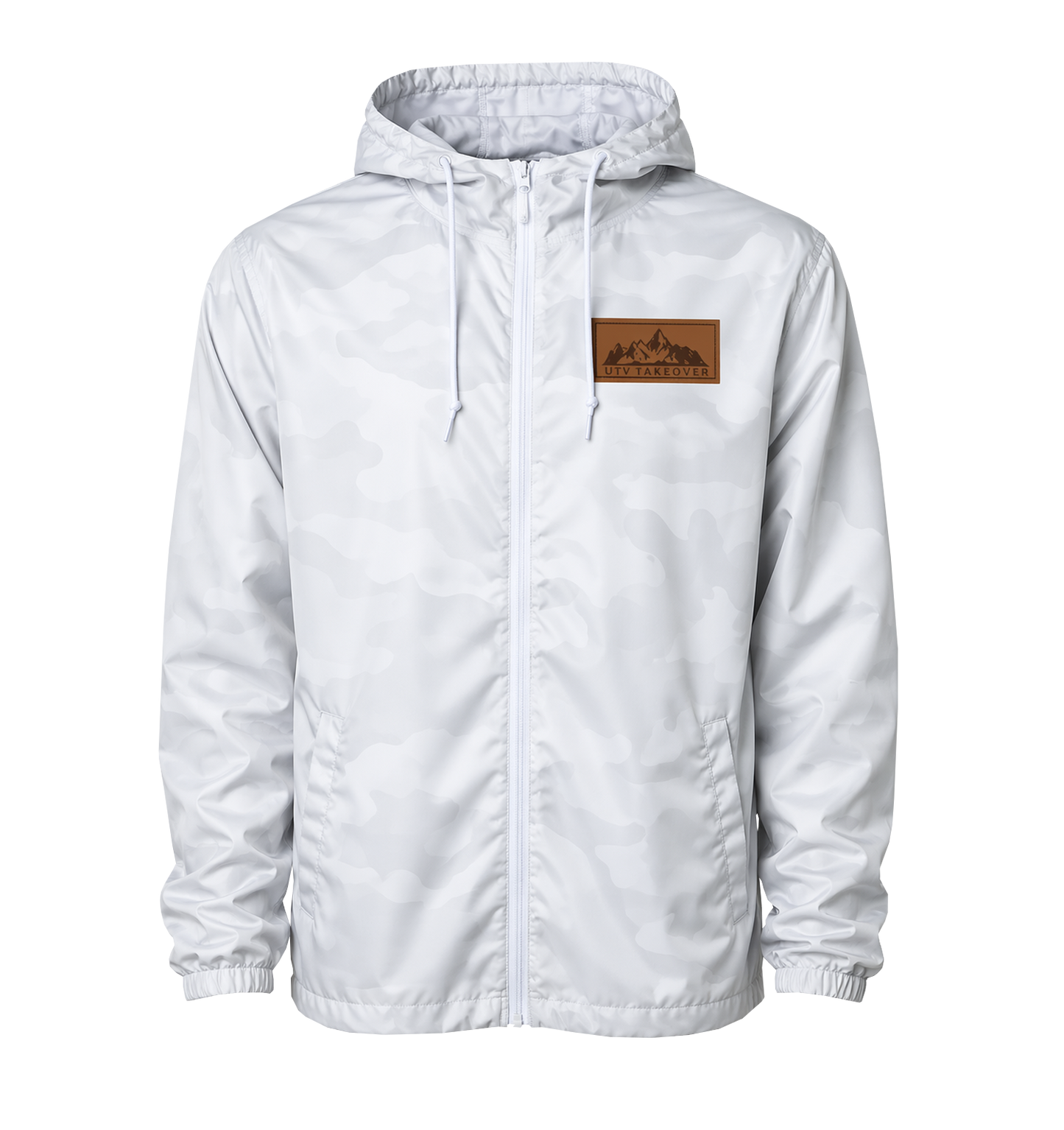 2022 UTV Takeover Jacket - Takeover Logo White Camo (Full Zip)