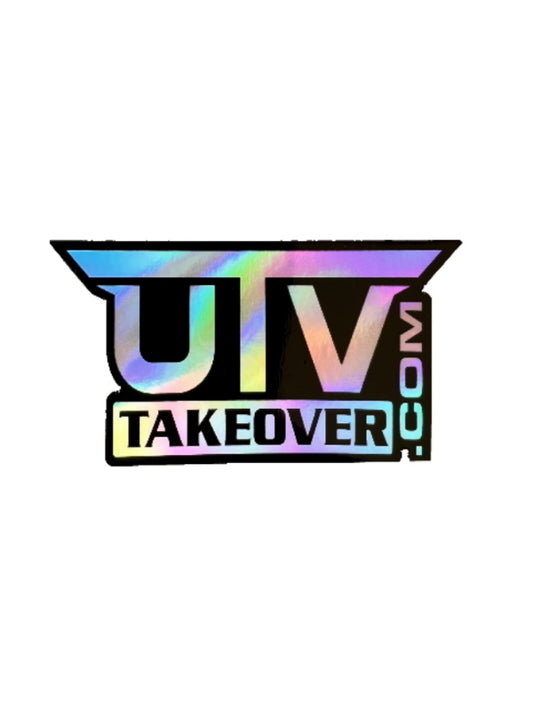 UTV Takeover Holographic Sticker