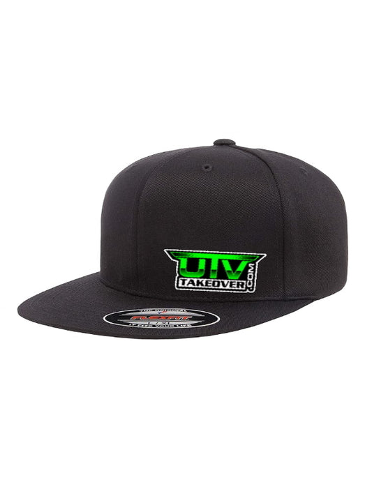 UTV Takeover Logo Flat Bill Snapback Hat