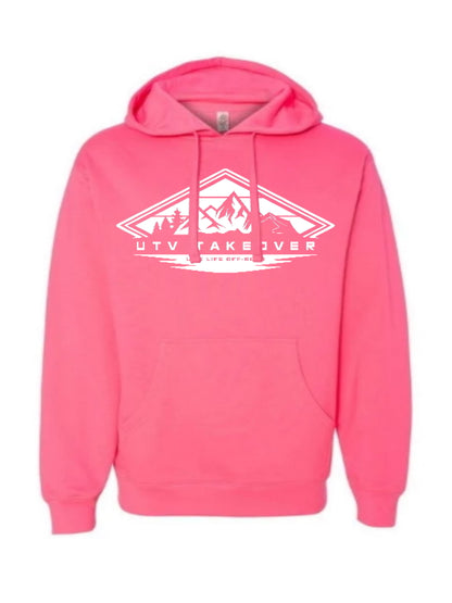 2024 UTV Takeover Diamond Men's Pink Hoodie