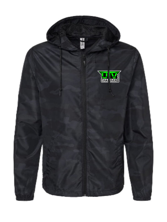 2024 UTV Takeover Black Camo Zip Windbreaker