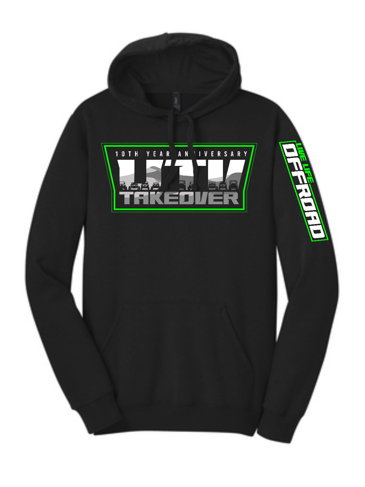 2025 UTV Takeover Hoodie - Live Life Offroad Design