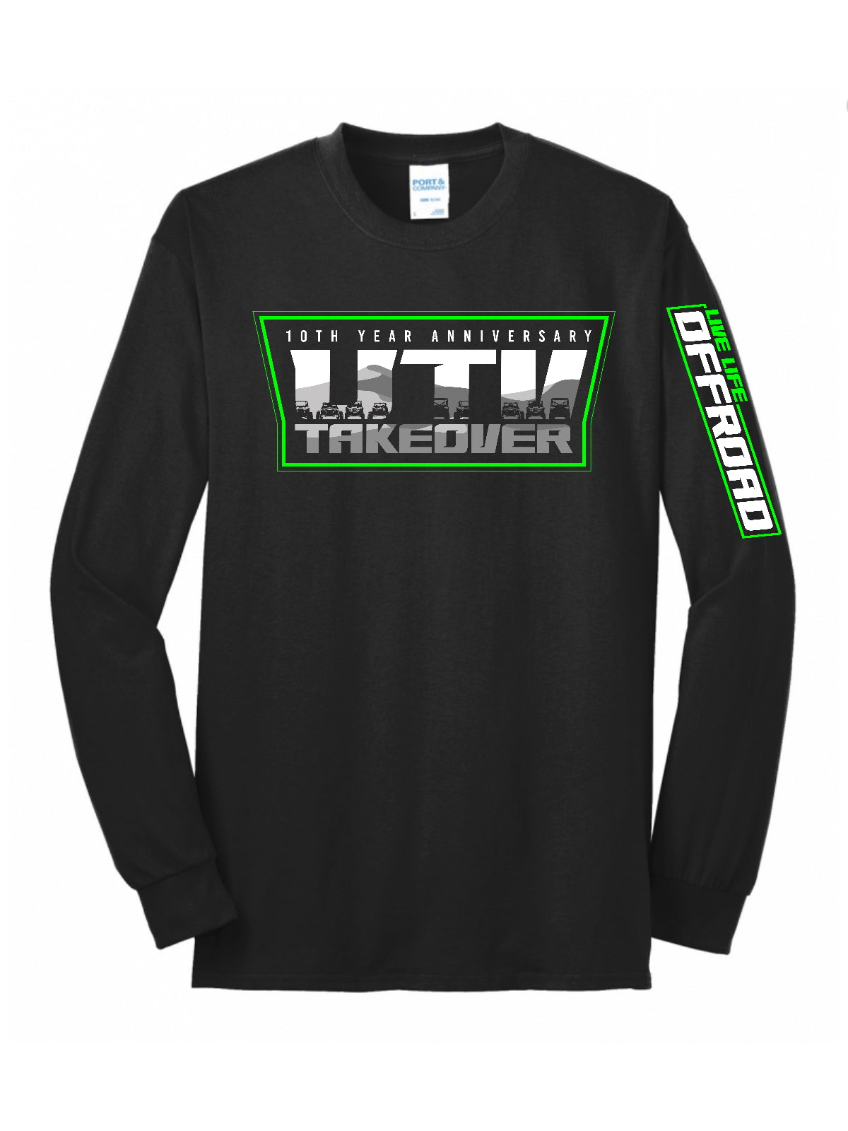 2025 UTV Takeover T-Shirt - Live Life Offroad Design (Long Sleeve)