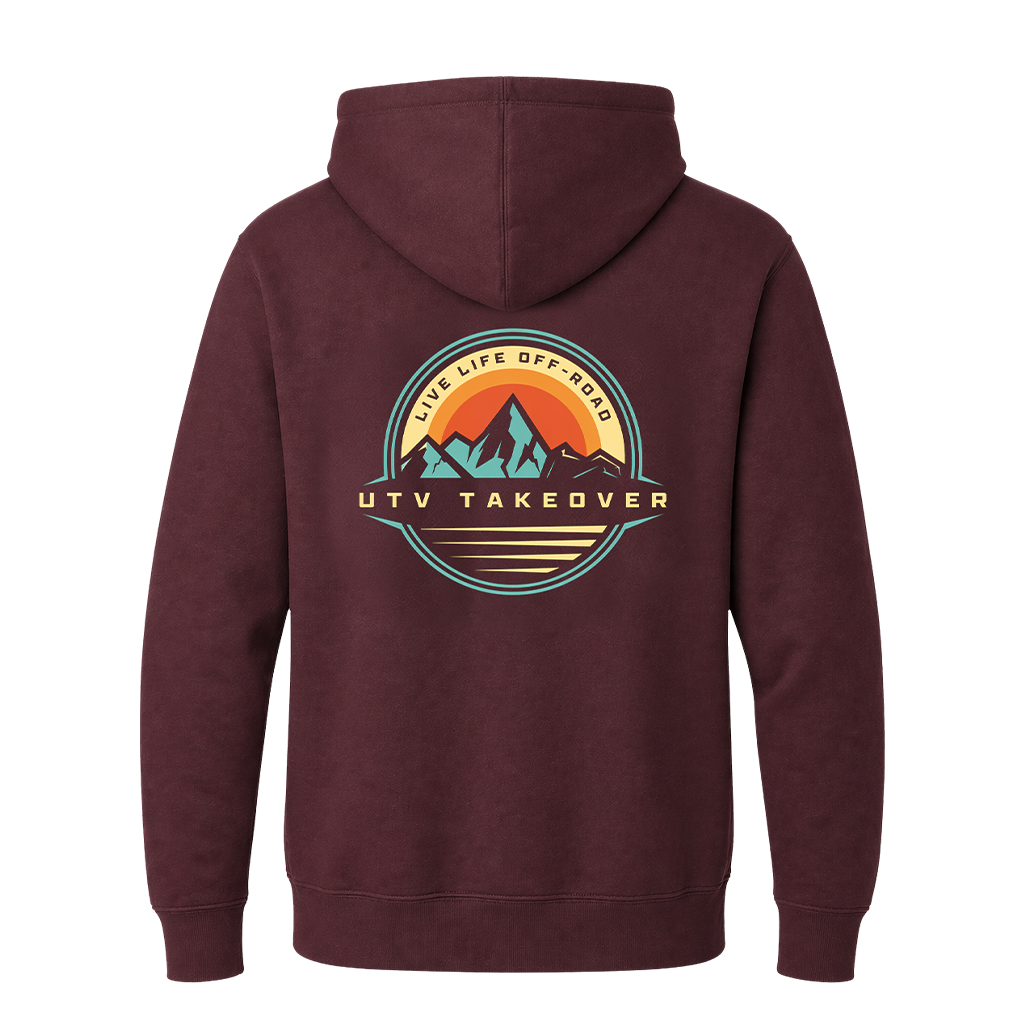 2022 UTV Takeover Hoodie - Round Live Life Offroad Logo