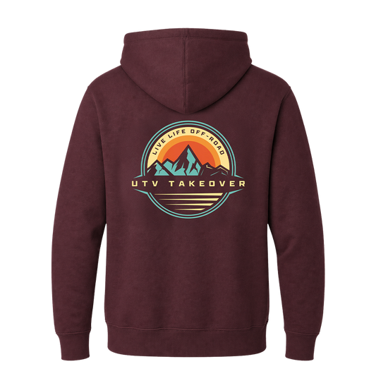2022 UTV Takeover Hoodie - Round Live Life Offroad Logo