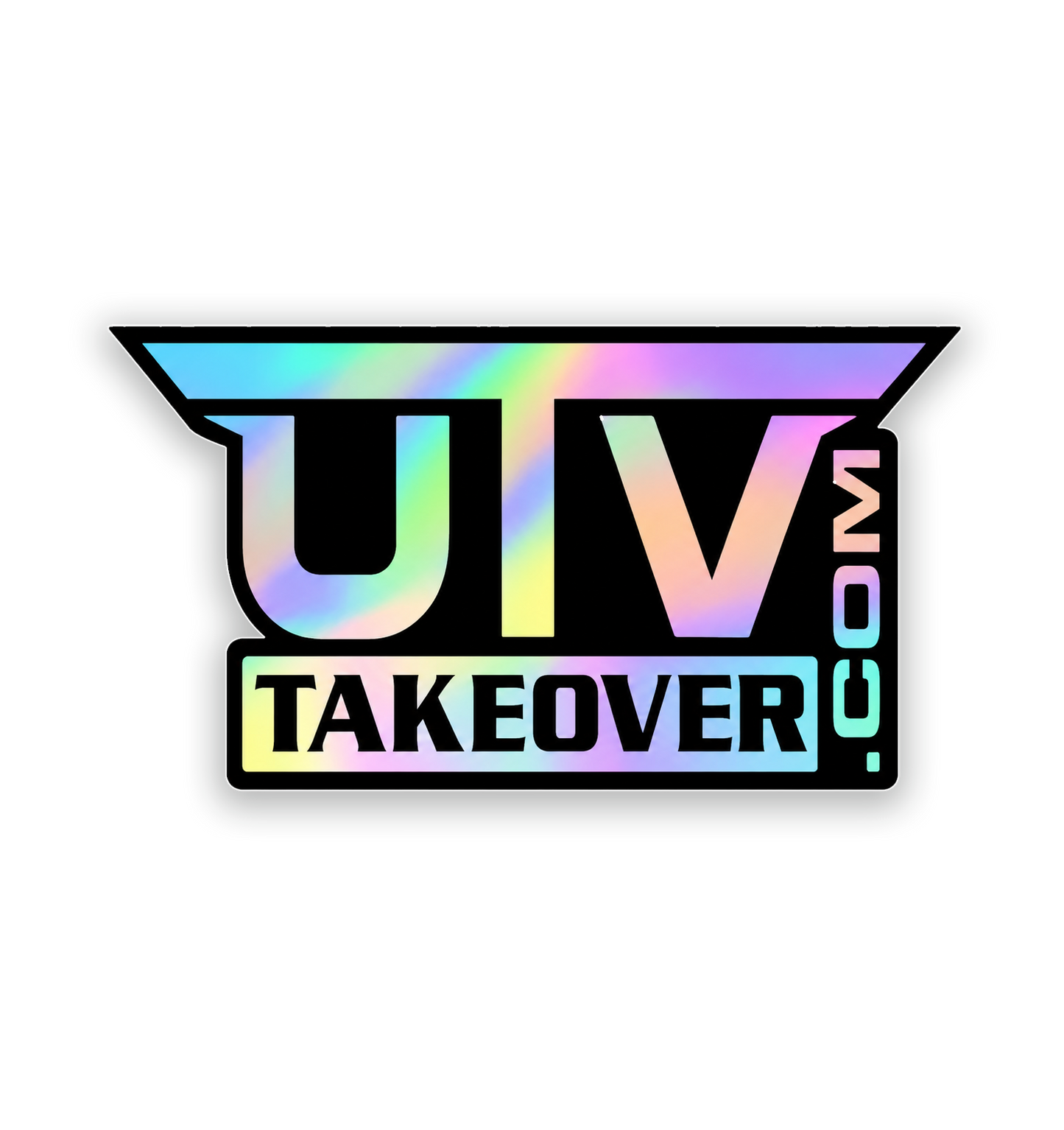 2023 UTV Takeover Sticker - Takeover Logo (Holographic)