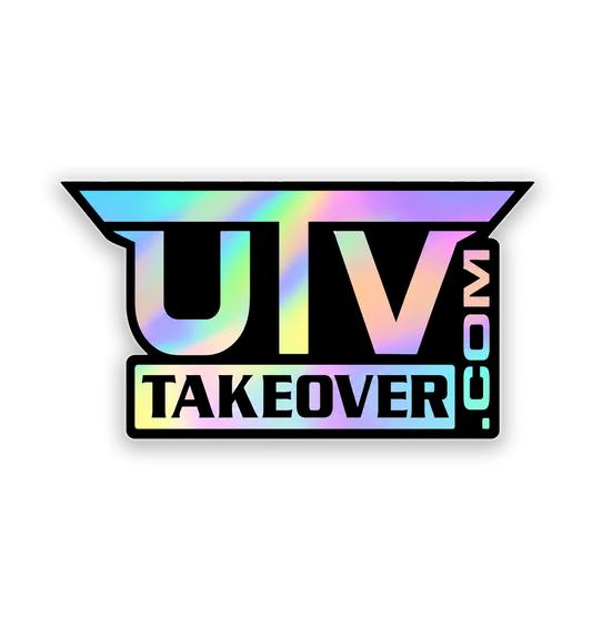 2023 UTV Takeover Sticker - Takeover Logo (Holographic)