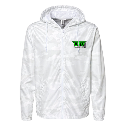 2024 UTV Takeover Jacket - Takeover Logo White Camo Full Zip