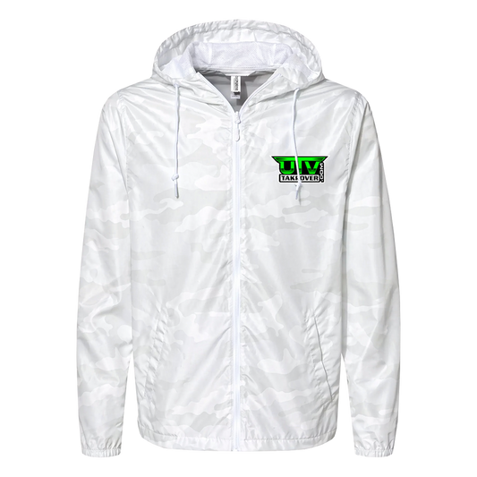 2024 UTV Takeover Jacket - Takeover Logo White Camo Full Zip